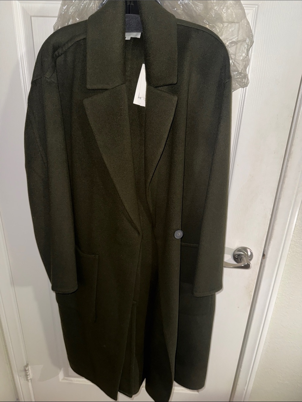 Vince Black Wool Coat